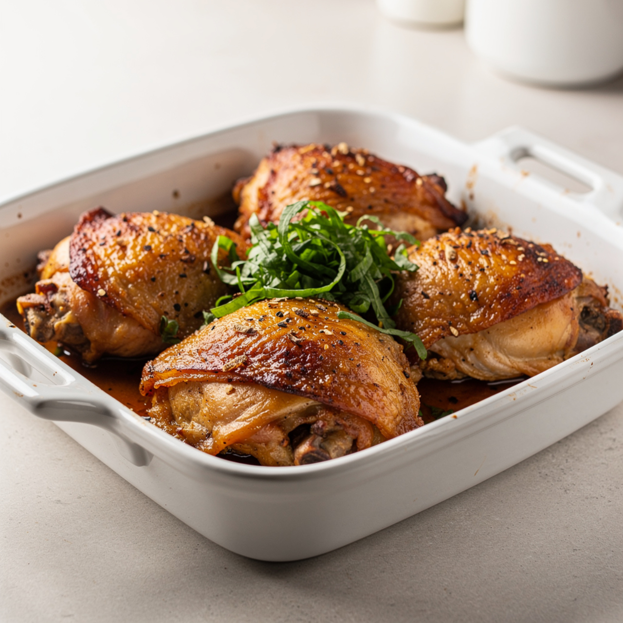 Creamy Crockpot Chicken Thighs