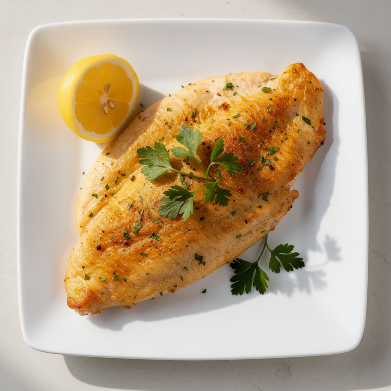 Juicy Chicken Tenderloin Recipe With Creamy Herb Sauce