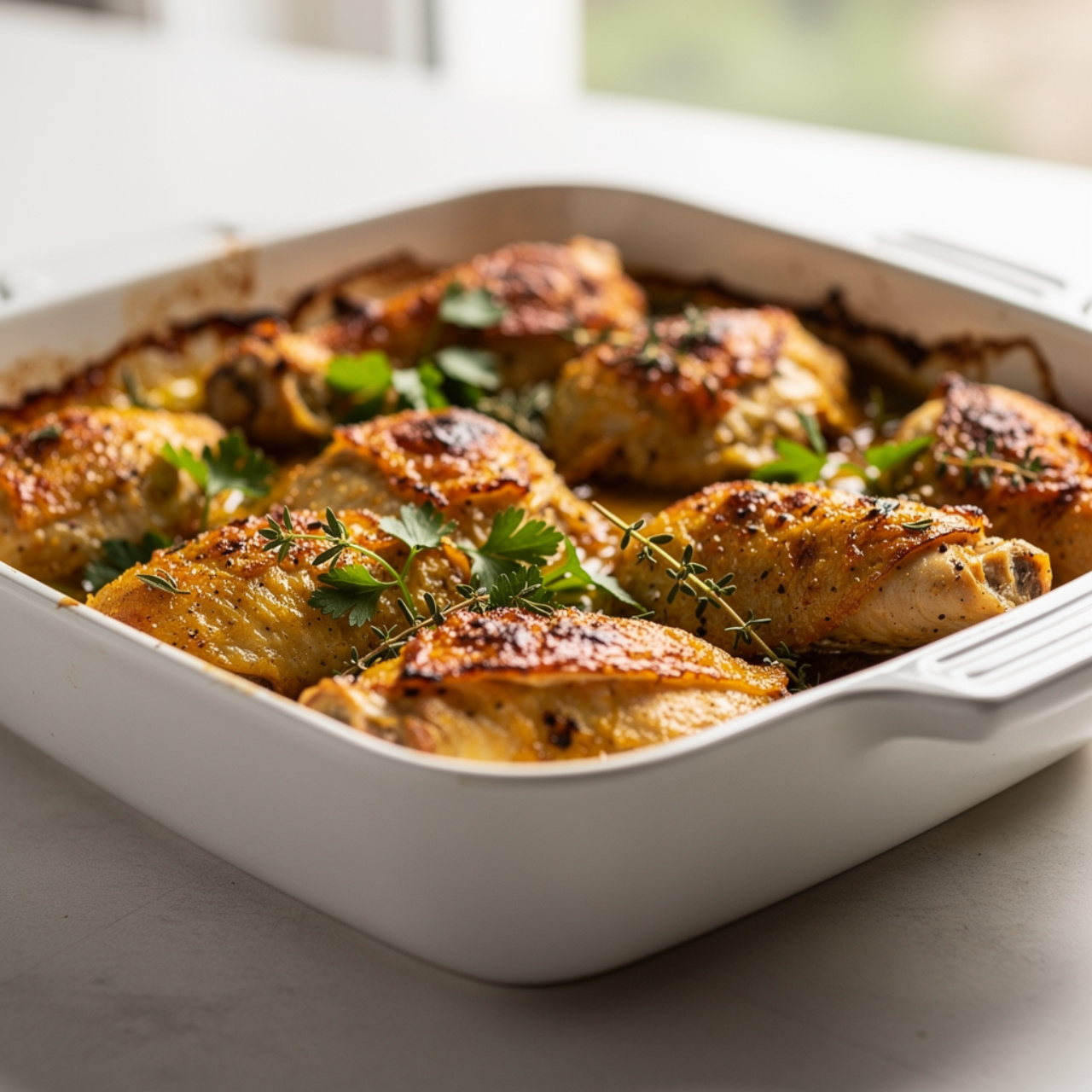 Easy Baked Lemon Chicken (Juicy, Cheesy, and Mediterranean-Inspired)