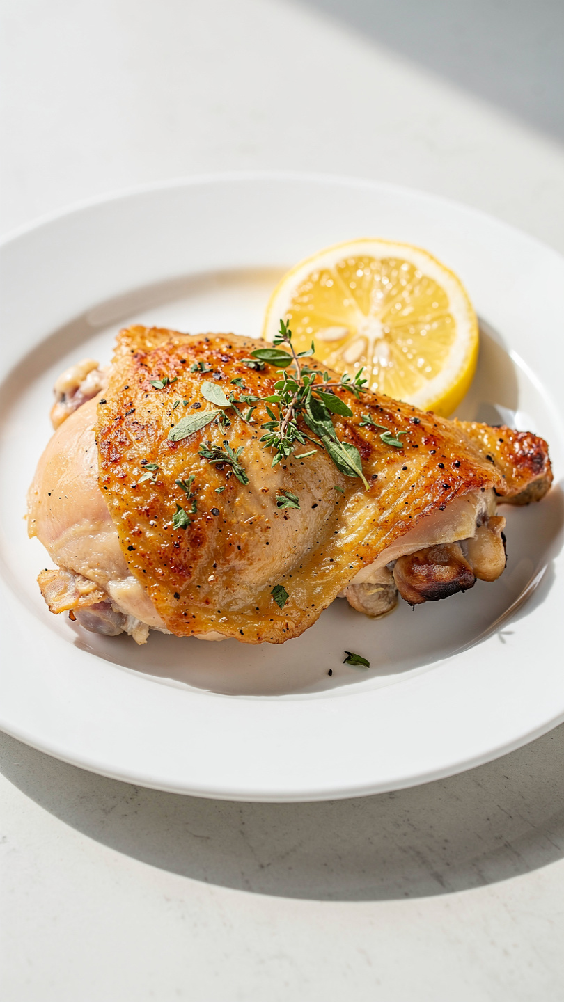 Juicy Baked Boneless Skinless Chicken Thighs