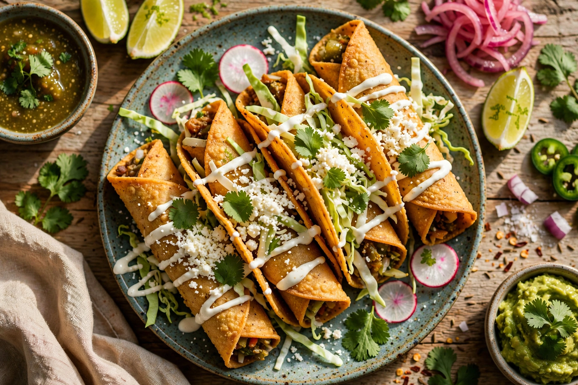 Tacos Dorados (Crispy Mexican Fried Ground Beef Tacos)