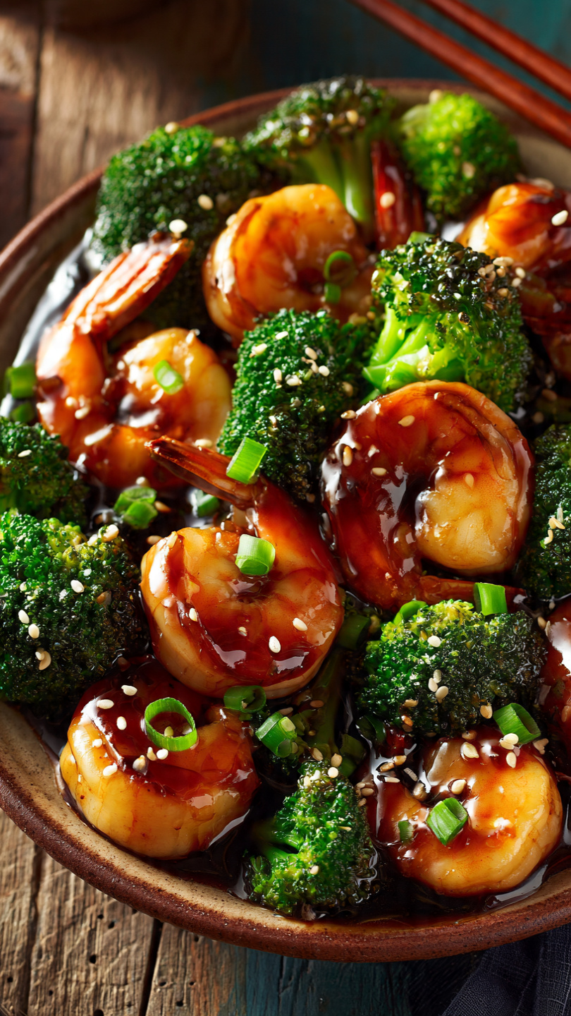 Teriyaki Shrimp Broccoli Stir Fry